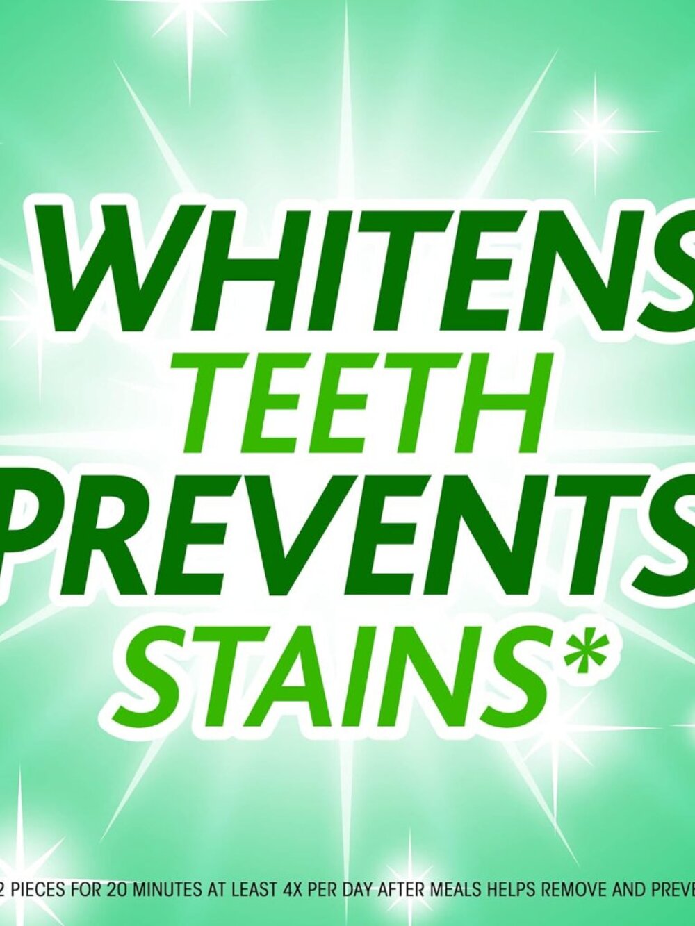 White Spearmint Sugar-Free Chewing Gum, 9 Pack of 16 Pieces 144 Total Pieces - Picture 7 of 16